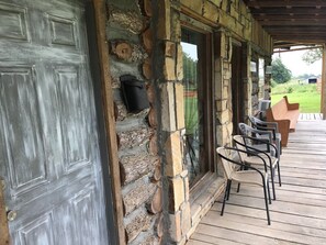 Enjoy the wrap around porch for visiting or just relaxing. 