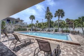 Take a dip in one of the heated swimming pools....so refreshing!