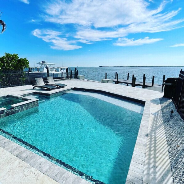 Private heated pool and jacuzzi only for this home.