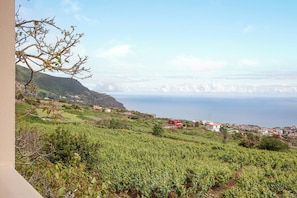 Vue depuis lâhĂ©bergement