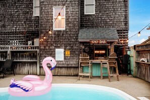 The perfect spot for a pool and tiki bar day!
