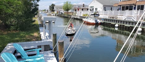 Canal View From Rear Dock Bulkhead