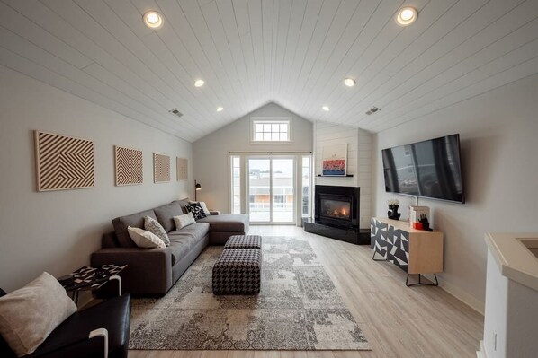 This modern chic beachfront home has been styled and designed with your comfort in mind