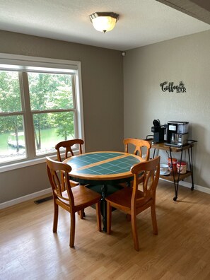 Kitchen with coffee bar