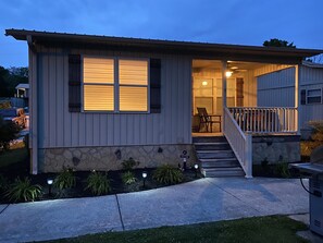 Cabin #5 at dusk