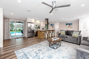 Open Kitchen with living Room