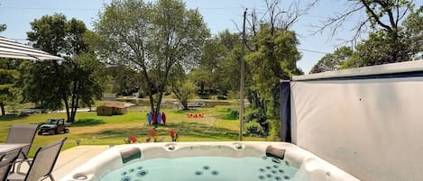 Hot Tub with lake view