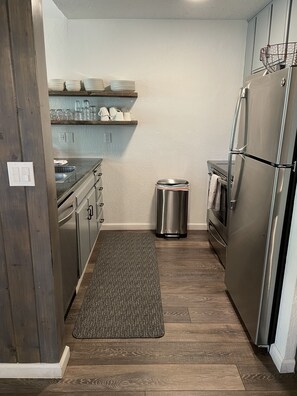 Fully stocked kitchen 