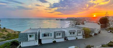 Beautiful sunset views from patio and balcony