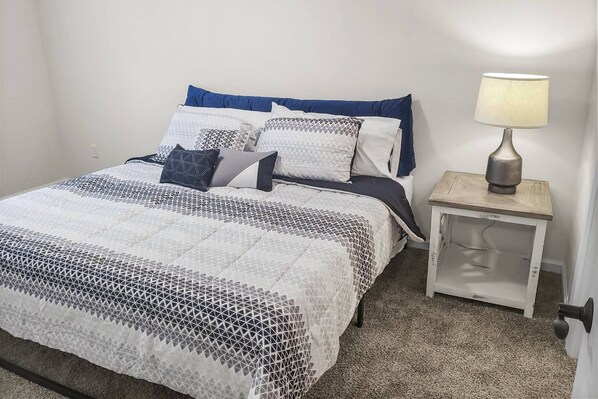 King Size Bed in the Owner's Suite
