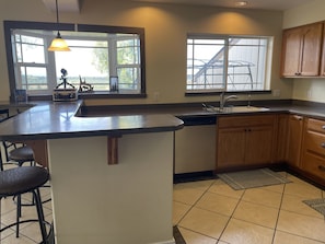 Kitchen and bar