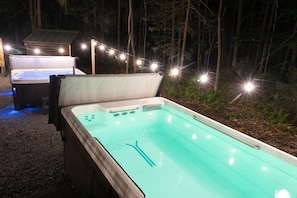 Heated lap pool-year round-shared with other cabins