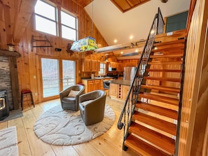 Staircase to second floor