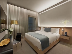Bedroom with a comfortable King size bed