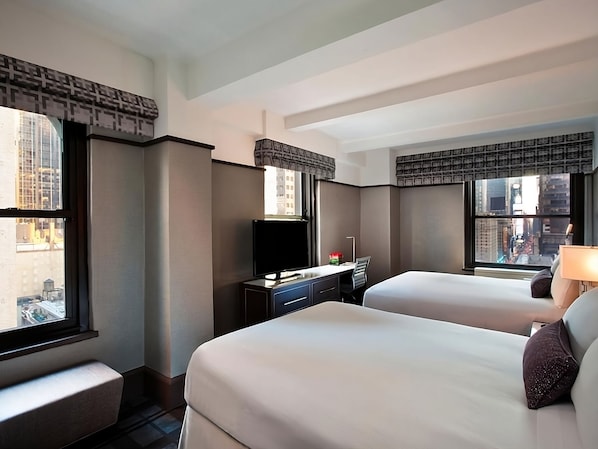 Unit with 2 Queen size beds or Double size beds.