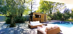 pool house sur terrasse