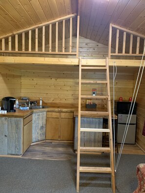 Loft and kitchenette 
