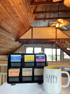 Enjoy a cup of one of our delicious teas