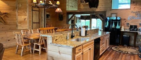 View Of The 11 Ft Kitchen Granite Counter