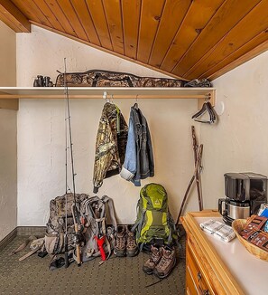 Storage space for your belongings