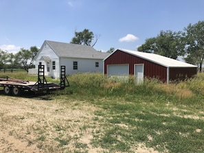 Several outbuildings