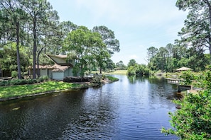 Water view from patio