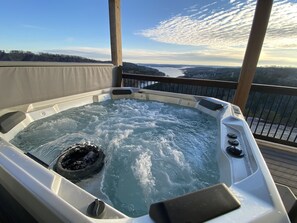 Hot tub with a view!