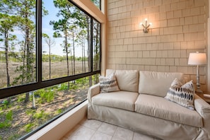 Enclosed Sunroom with a View