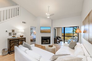 Living Room with Bay Views