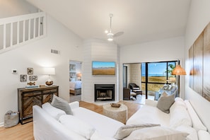 Living Room with Bay Views