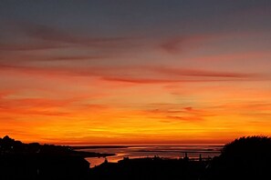 Instow Sunset from the Sitting Room of Moorings View