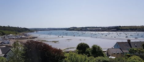 Sitting Room View - Across the garden to the River and Moorings