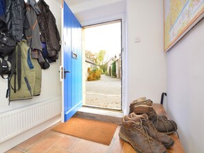 Entrance hall with storage for boots and walking gear