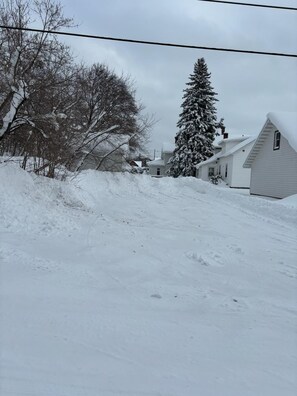 Overflow parking lot