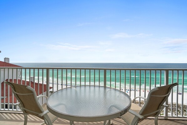 Enjoy stunning views and ultimate relaxation on your private beachfront balcony! 🌊☀️