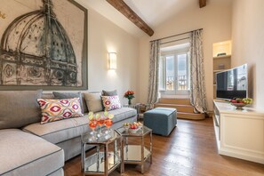 The elegant sitting room of Dimora Nova