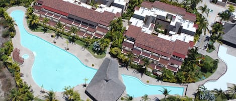 View of condo complex in El Tigre from above.