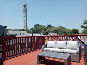 View of Pilgrim Monument from deck