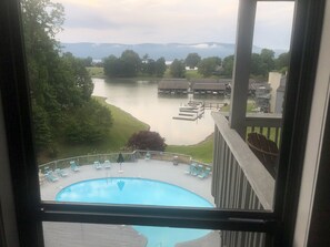 Seasonally-open pool. 1 of 3 resort pools, including a year-round indoor pool.