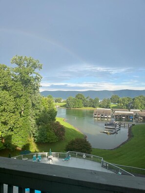 Beautiful summer rainbow. Photo courtesy of a guest.