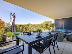 Water, Plant, Property, Sky, Azure, Swimming Pool, Tree, Shade, Leisure, Composite Material