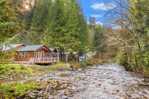 View of house & creek from river