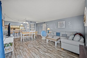 Plenty of space in this living room to gather and spend time together!