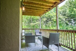 Back deck sitting area