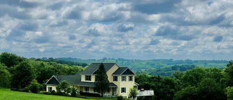 5 Bedrooms, 3 1/2 Bath on 60 Acres in the Driftless Region of Wisconsin.