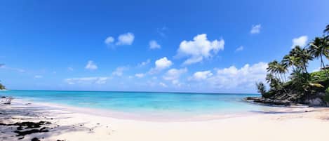 Semi-private beach (via panoramic lens)