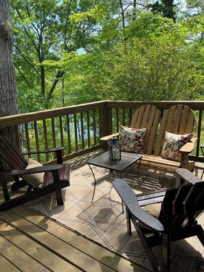 Upper deck seating area