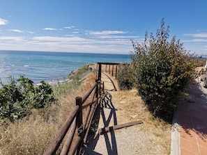 Vue sur la plage/l’océan