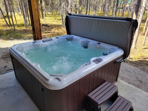 Bain à remous extérieur