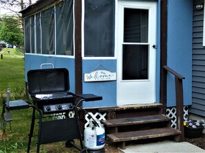 Entrance from back door
